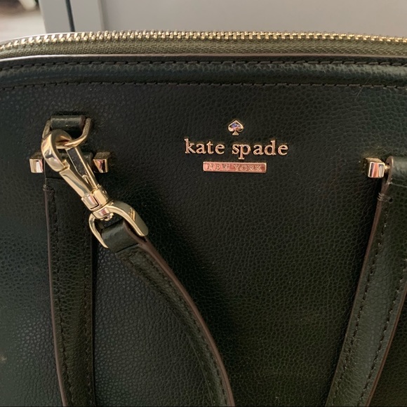 Kate Spade Dark Green Patterson Drive Dome
Satchel Crossbody Leather Bag - Picture 2 of 8